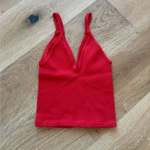 Free People Ribbed Tank, Size XS/S